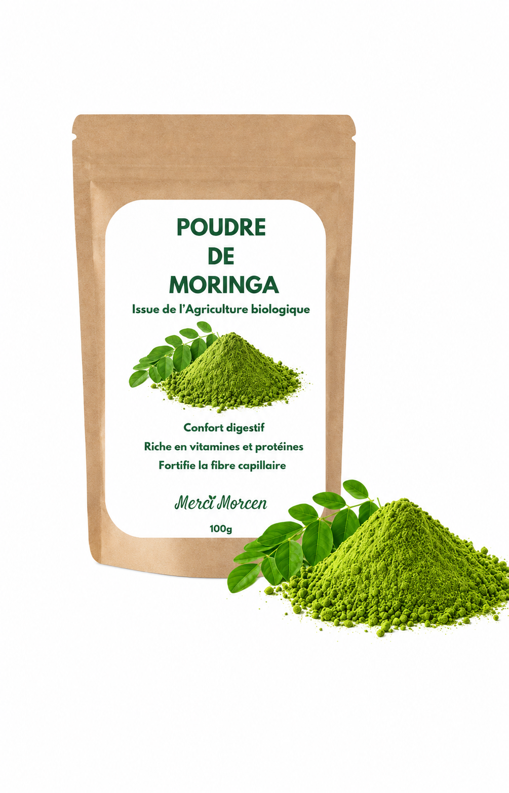 Poudre de Moringa Oleifera