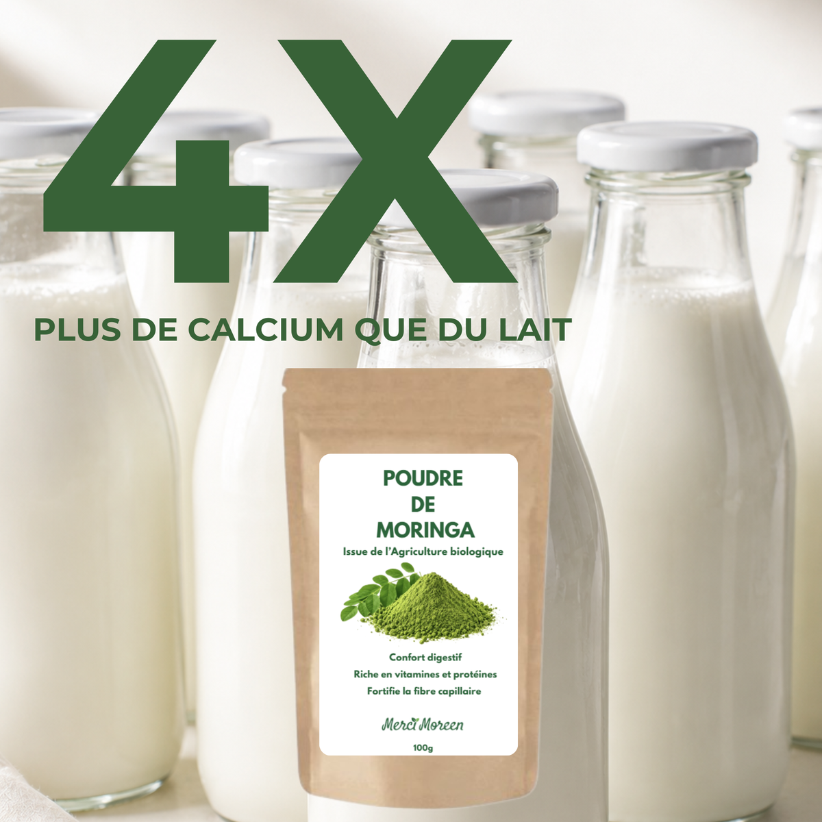 Poudre de Moringa Oleifera
